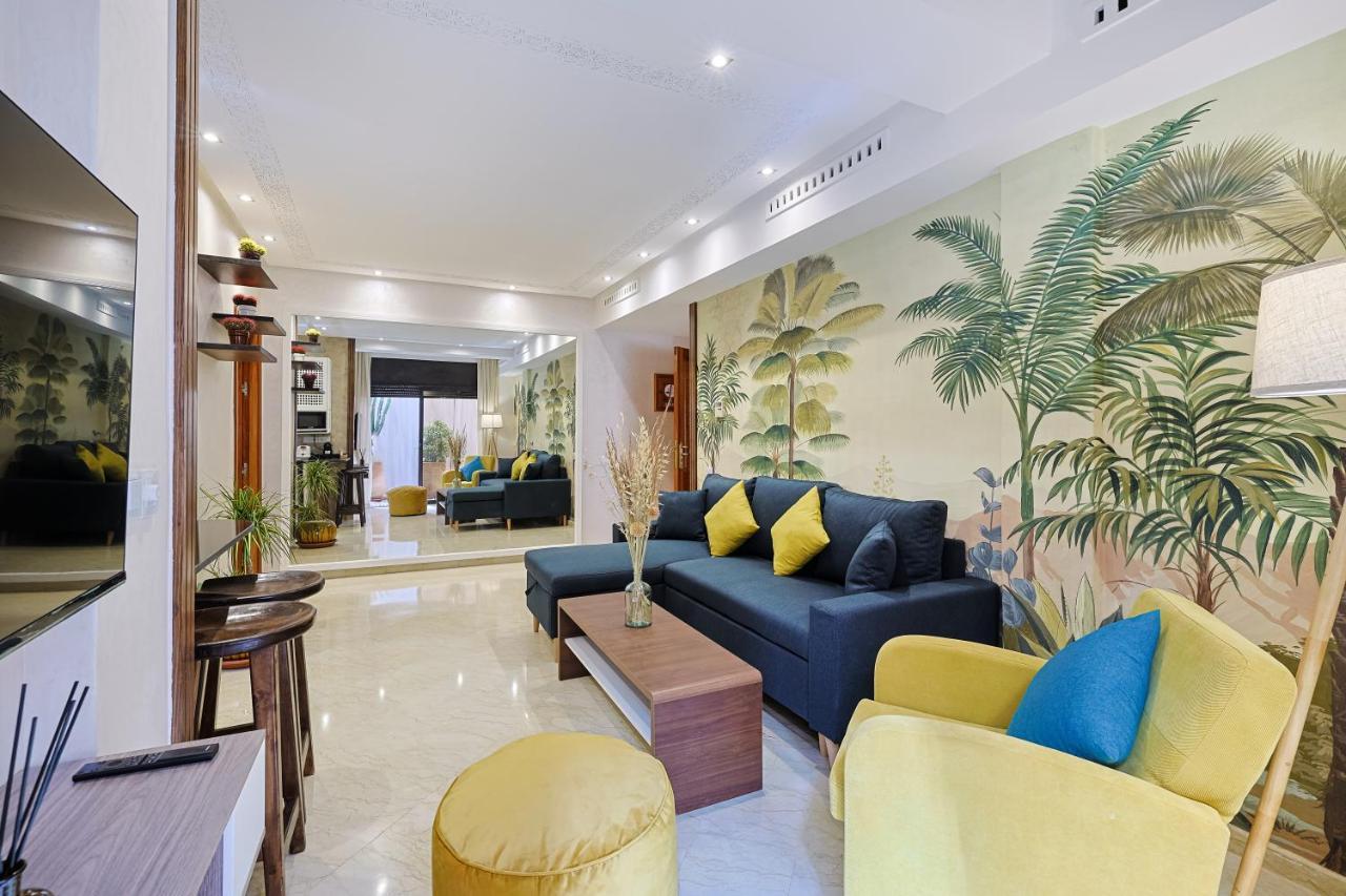 Oasis - Appartement Authentique A Gueliz มาร์ราเกช ภายนอก รูปภาพ