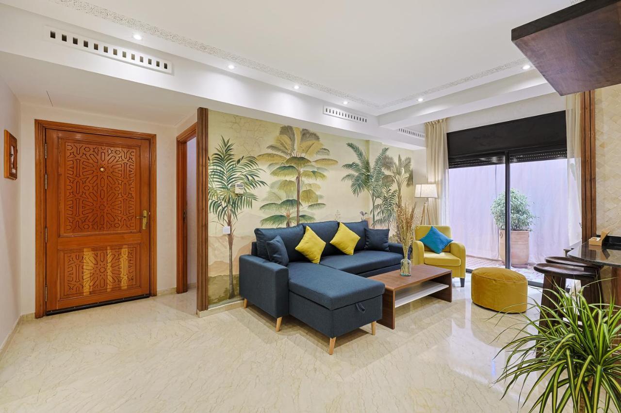 Oasis - Appartement Authentique A Gueliz มาร์ราเกช ภายนอก รูปภาพ