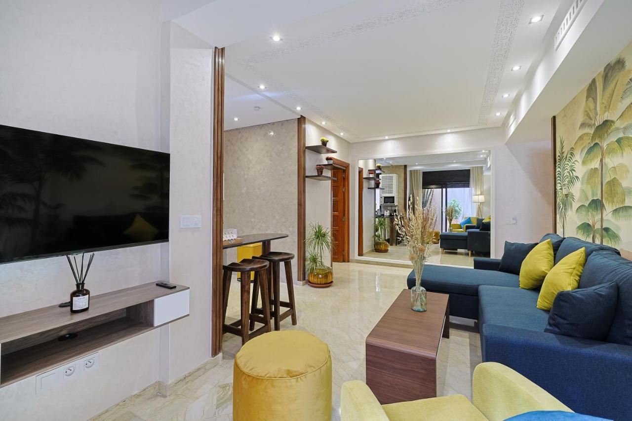 Oasis - Appartement Authentique A Gueliz มาร์ราเกช ภายนอก รูปภาพ