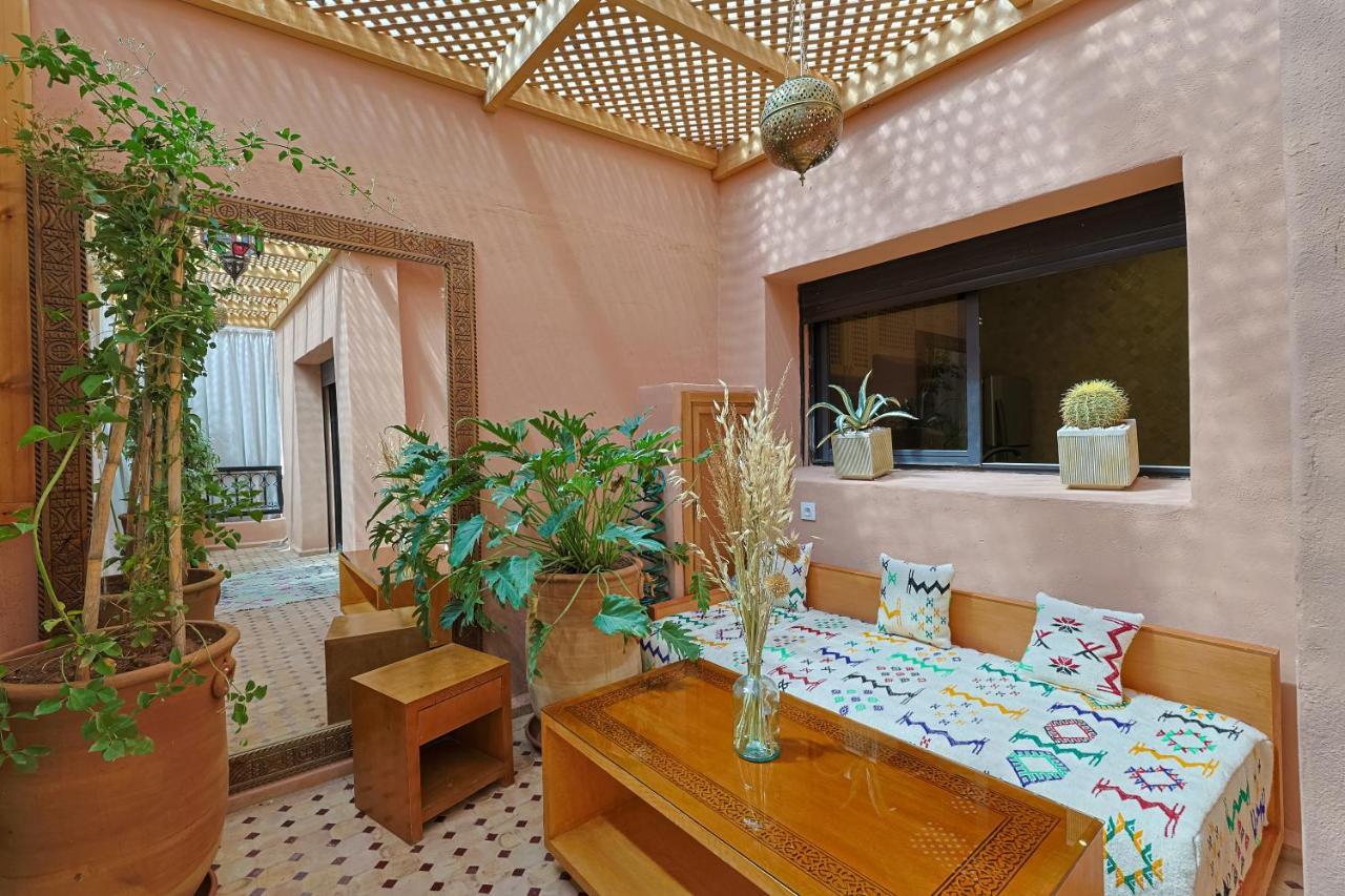 Oasis - Appartement Authentique A Gueliz มาร์ราเกช ภายนอก รูปภาพ