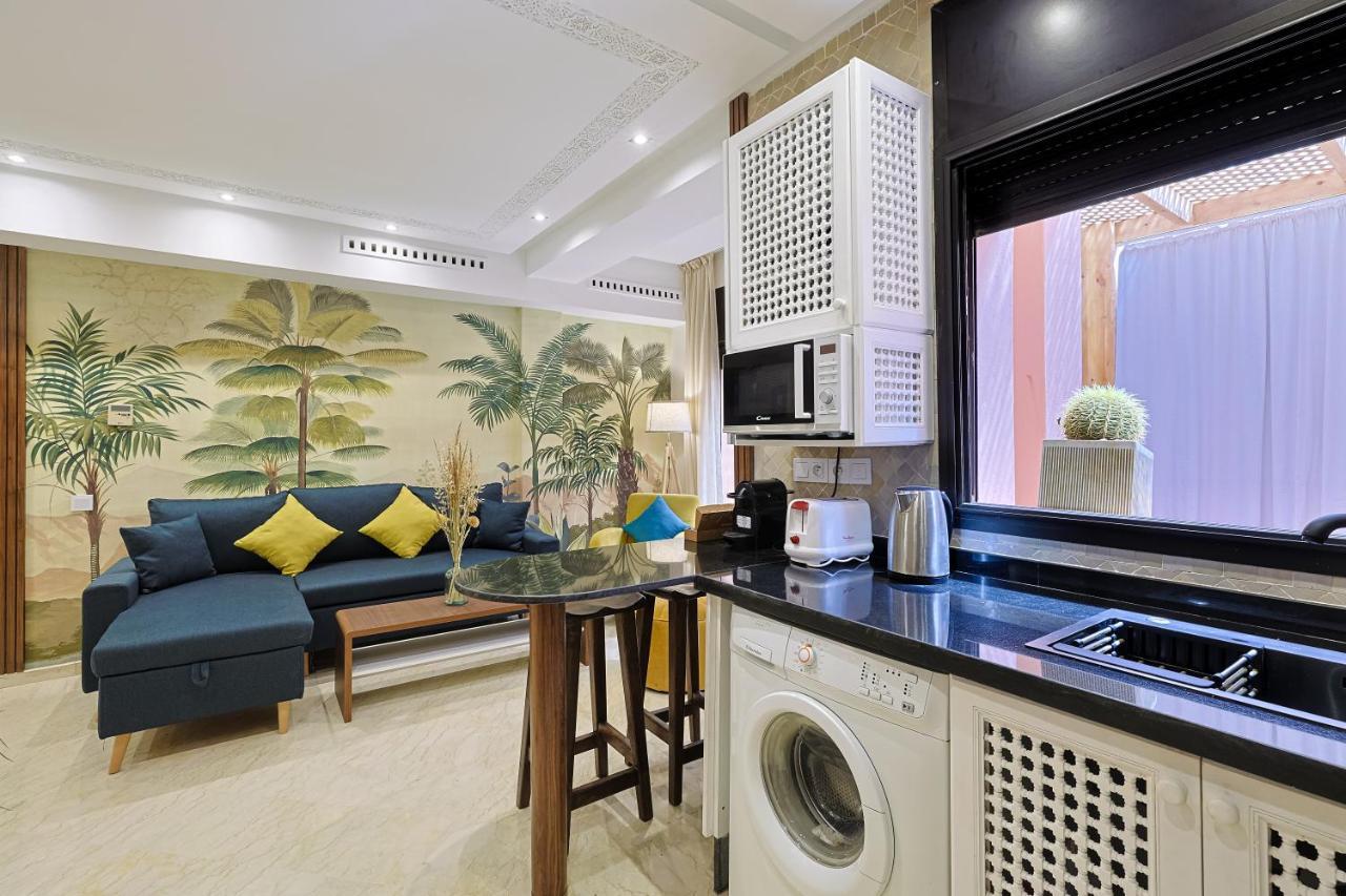 Oasis - Appartement Authentique A Gueliz มาร์ราเกช ภายนอก รูปภาพ